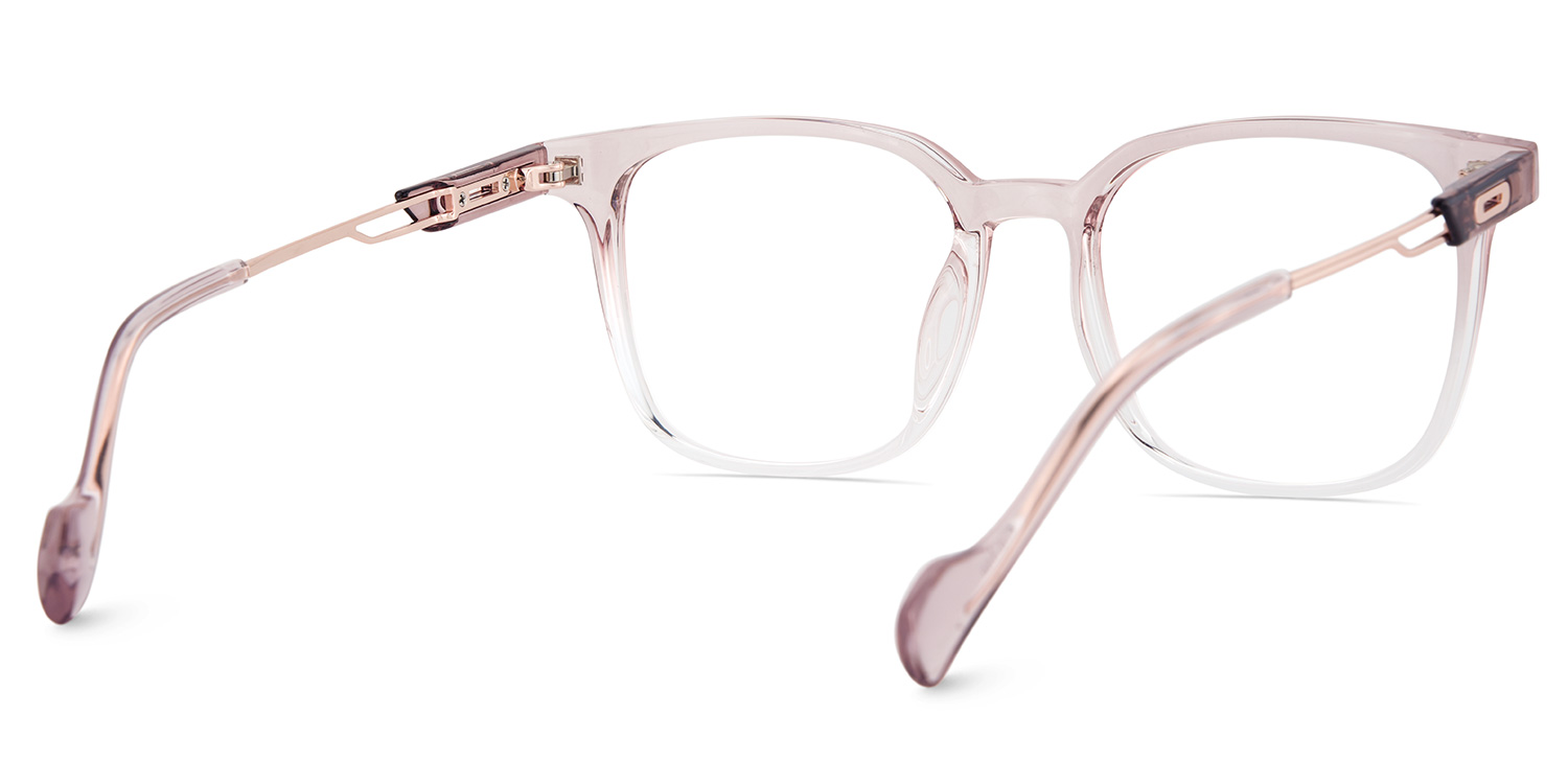 Chloe Pink Square Prescription Glasses | ZEELOOL Canada5