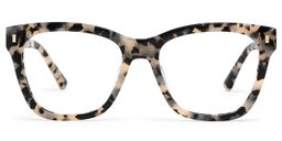 Mae Tortoise Square Glasses0