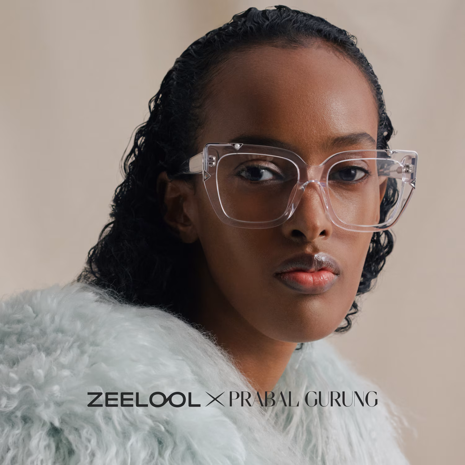Marilyn Clear Butterfly Frame Designer Glasses | ZEELOOL x Prabal Gurung0