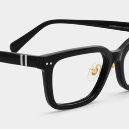 Remy Black Rectangle Glasses4