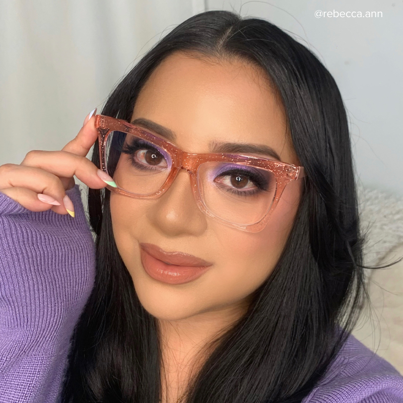 Yaritza Butterfly Pink Glasses | ZEELOOL Canada5