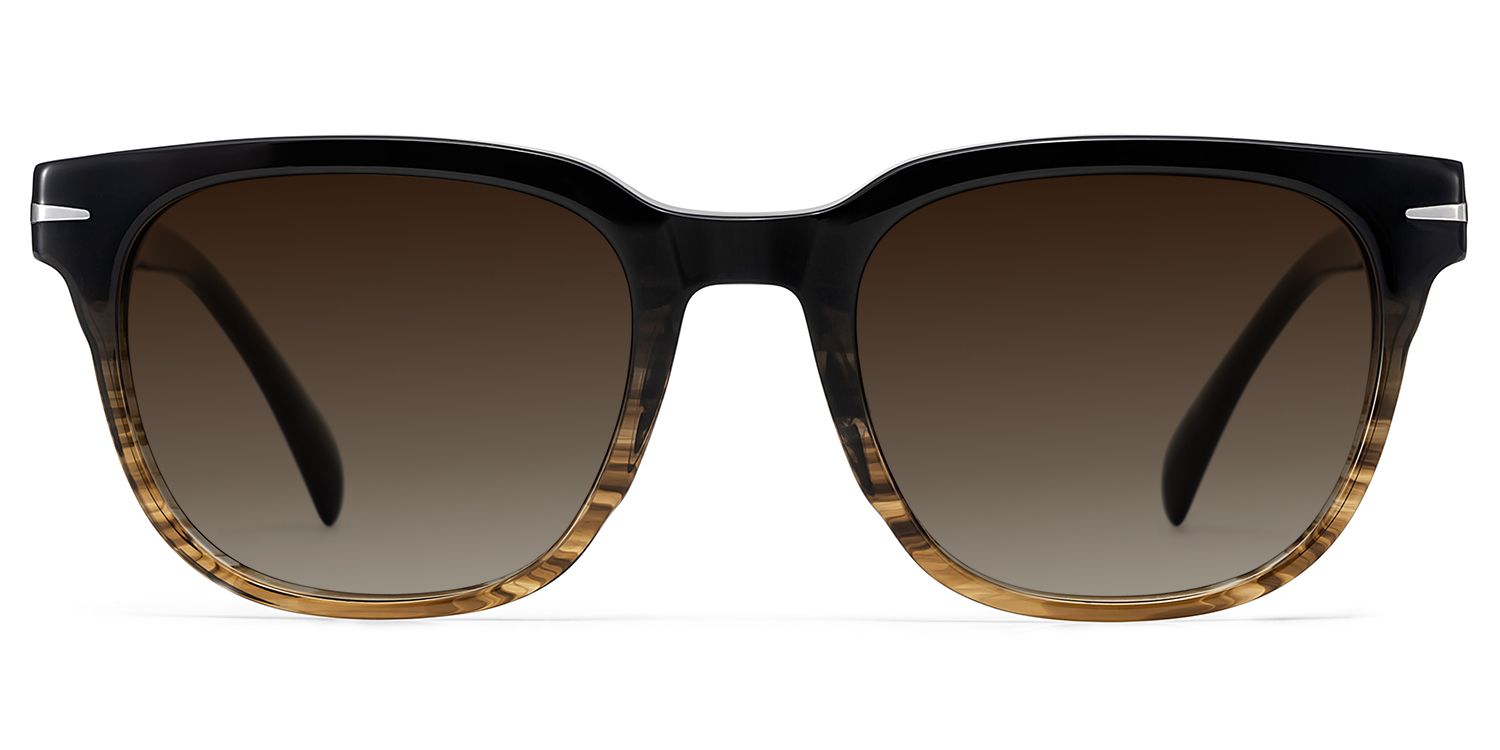 Rocco Rectangle Brown Full Rim Sunglasses | ZEELOOL CA0