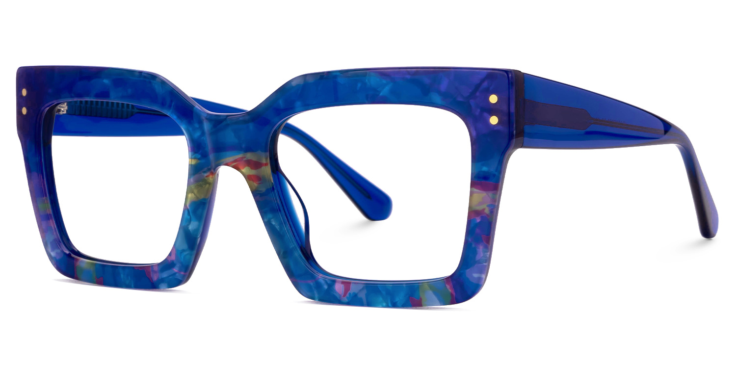 Agaton Square Multicolor Glasses1