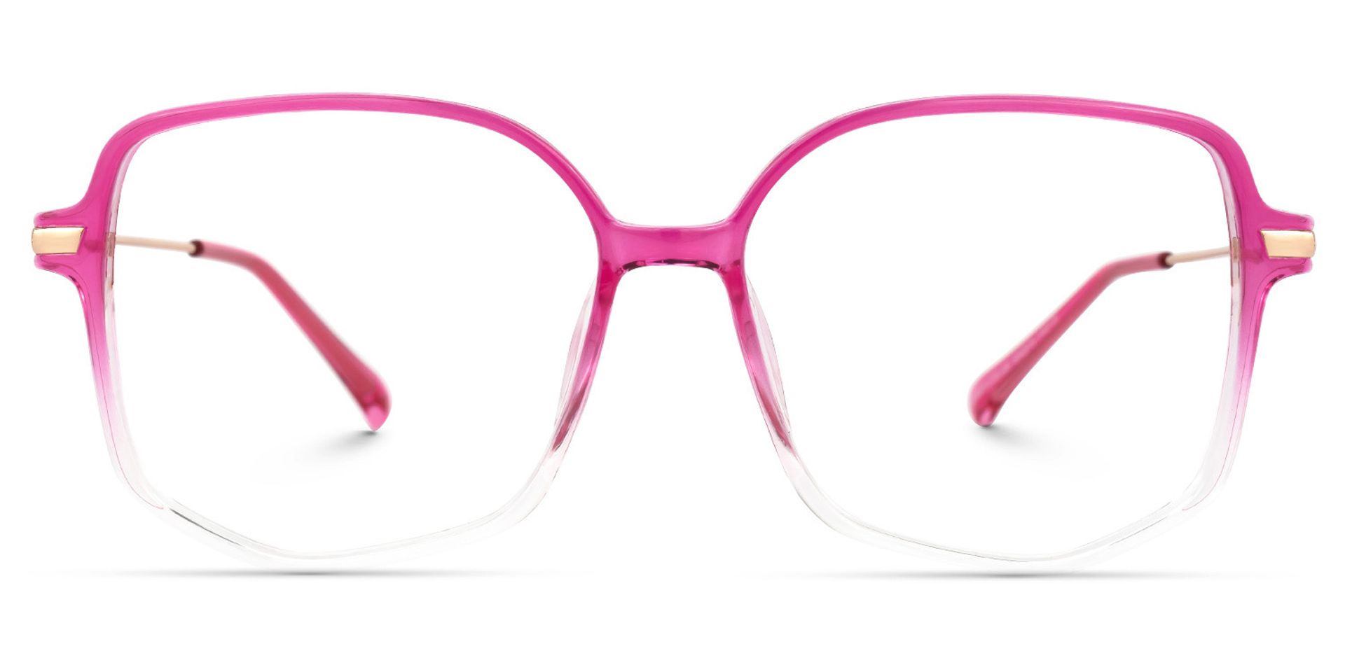 Payton Square Geometric Ombre Frame Glasses | ZEELOOL Canada0