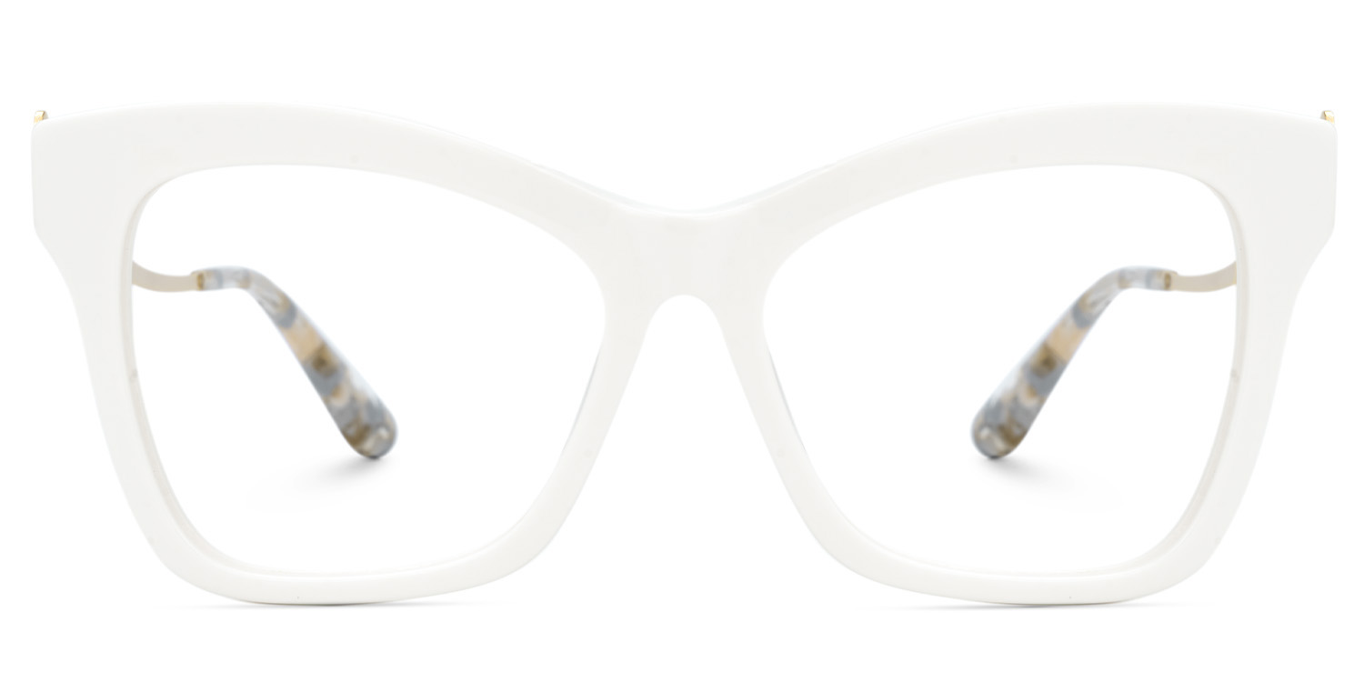 Elida Big White Glasses on sale | ZEELOOL Canada1