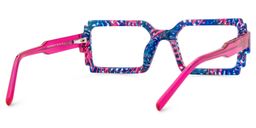 Frederick Rectangle Blue Glasses3