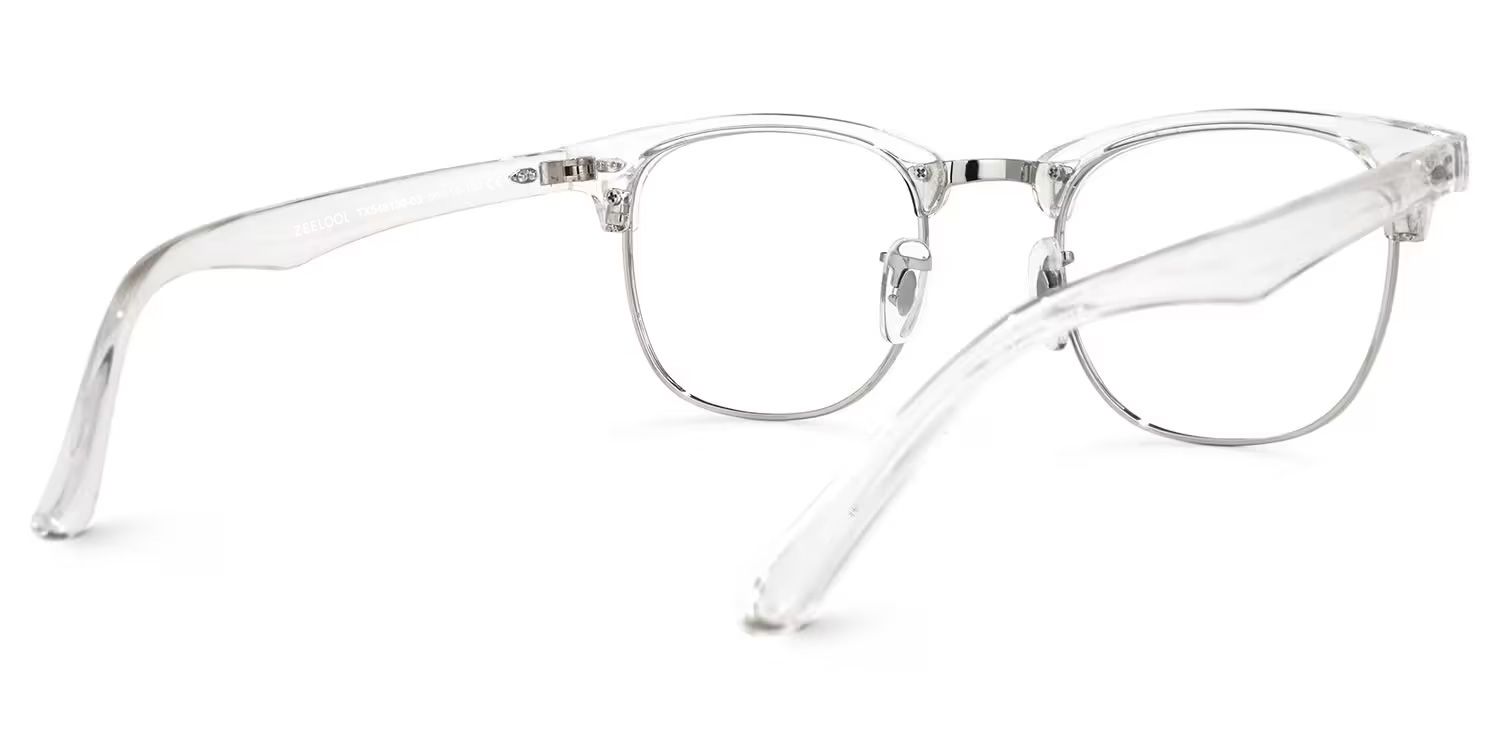 Hacker Browline Clear Glasses | ZEELOOL Canada3