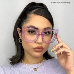 Qatar Square Light-Purple Glasses4