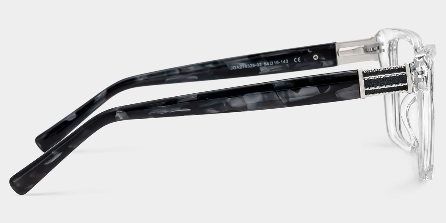 Emery Clear Geometric Artistik Eyewear | ZEELOOL4