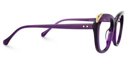 Hellena Cateye Purple Glasses2
