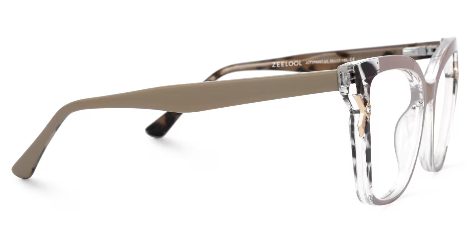 Pink Cat eye Glasses for Oval Face | ZEELOOL Canada2