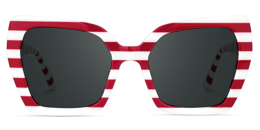 Pavia Red Butterfly Sunglasses