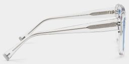 A clear, oversized frame that's playful and chic.4