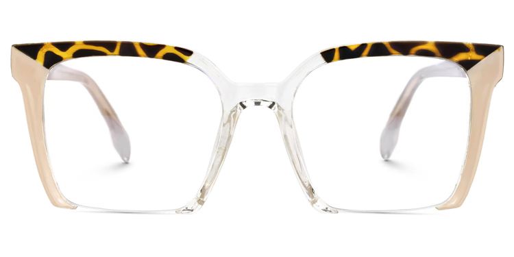 Misty Square Pink Glasses