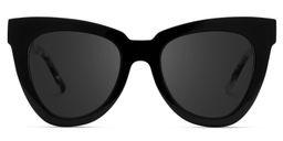 Yaser Cateye Black Sunglasses0