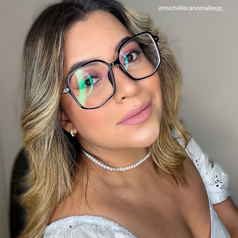 Payton Geometric Black Glasses