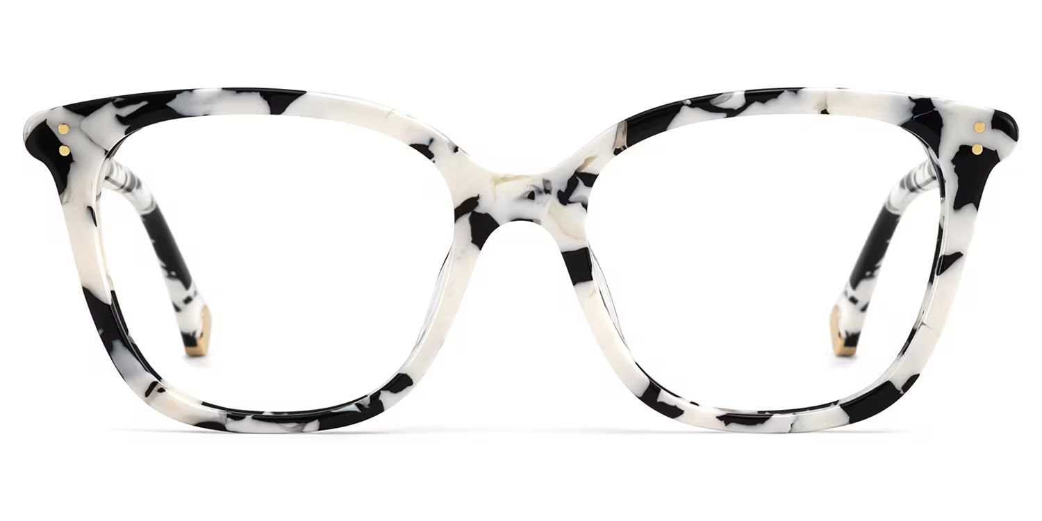 Square Cow Eyeglasses- Miles Acetate Frame Glasses2