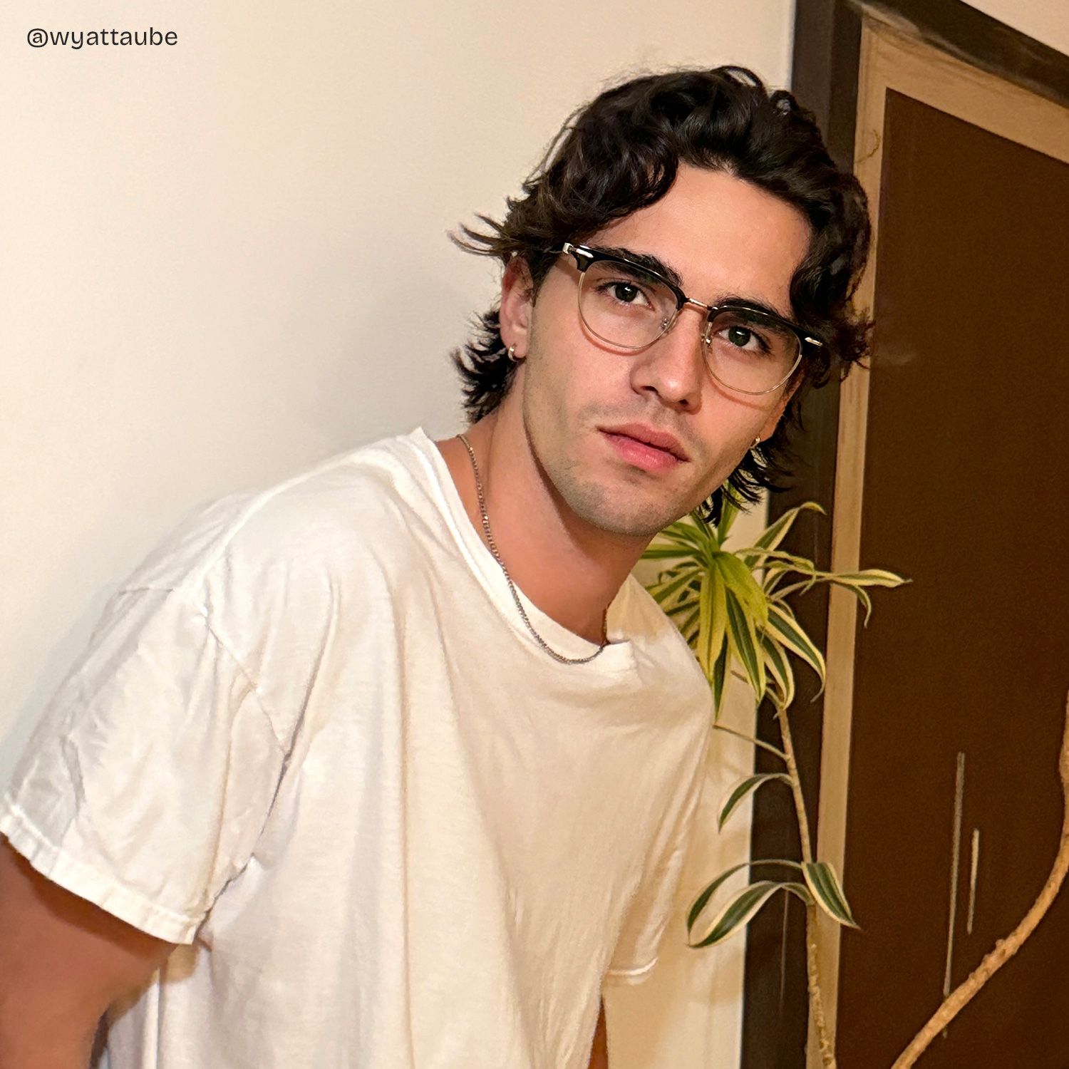 Capri Browline Black Frames Glasses for Men | ZEELOOL6