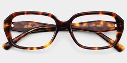 Rowan Tortoise Rectangle Glasses2