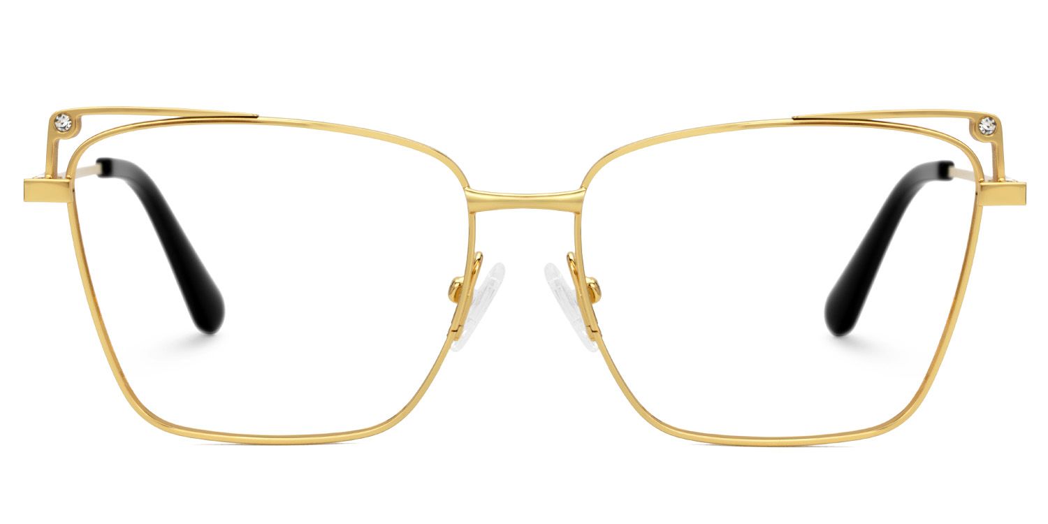 Rectangle Blue Light Blocking Glasses Metal Frame | ZEELOOL Canada0