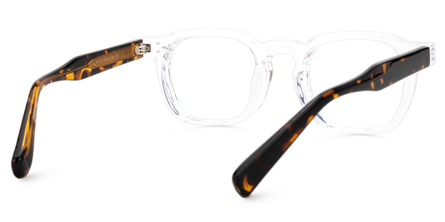 Moaya Eyeglasses in Square Crystal Frame | ZEELOOL Canada3