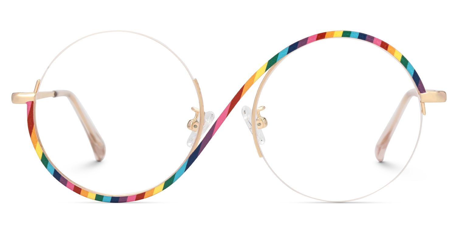 Round Flozif Colorful Glasses deals -Zeelool Glasses0