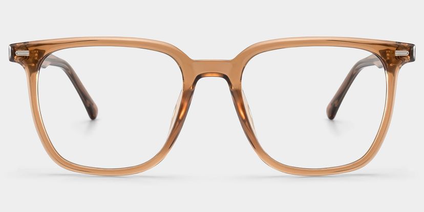 Jude Light Brown Square Glasses