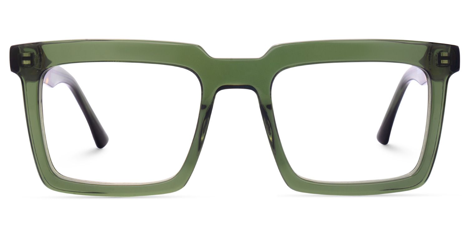 Leblanc Square Green Glasses For Men | ZEELOOL Canada0