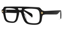 Ismail Aviator Black Glasses1