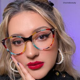 Clement Floral Cat eye Glasses6