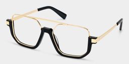 Oromiya Black Gold Aviator Glasses4
