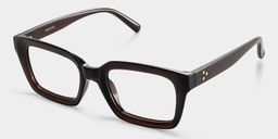 Marley Dark Brown Rectangle Glasses3