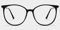 Chanty Black Round Glasses0