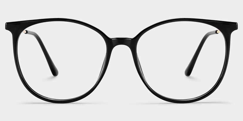 Chanty Black Round Glasses