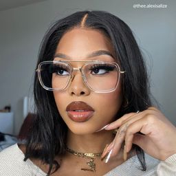 Gifford Aviator Clear Glasses10