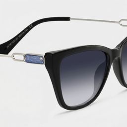 Celeste Black Cat-eye Glasses4