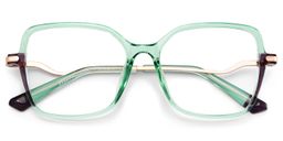 Rendon Square Green Glasses1