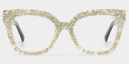 Renata Square Silver Glasses2