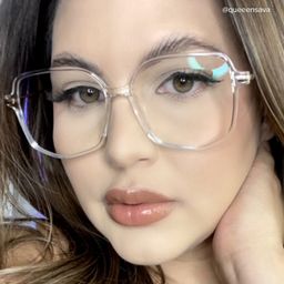 Payton Geometric Clear Glasses7