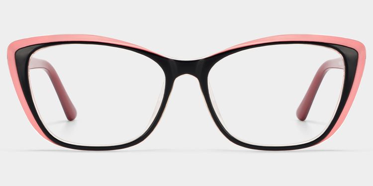 Fidelia Cat Eye Black Glasses