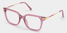 Jacqui Square Pink Glasses3