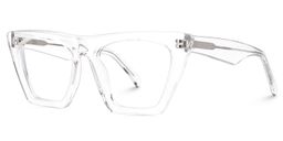 Cecile Cat Eye Clear Glasses1