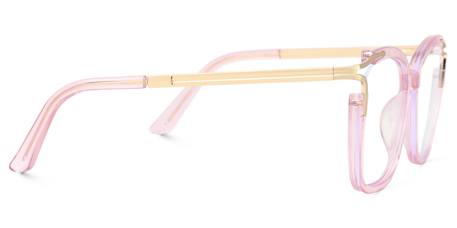 Sidibe Square Pink Glasses2