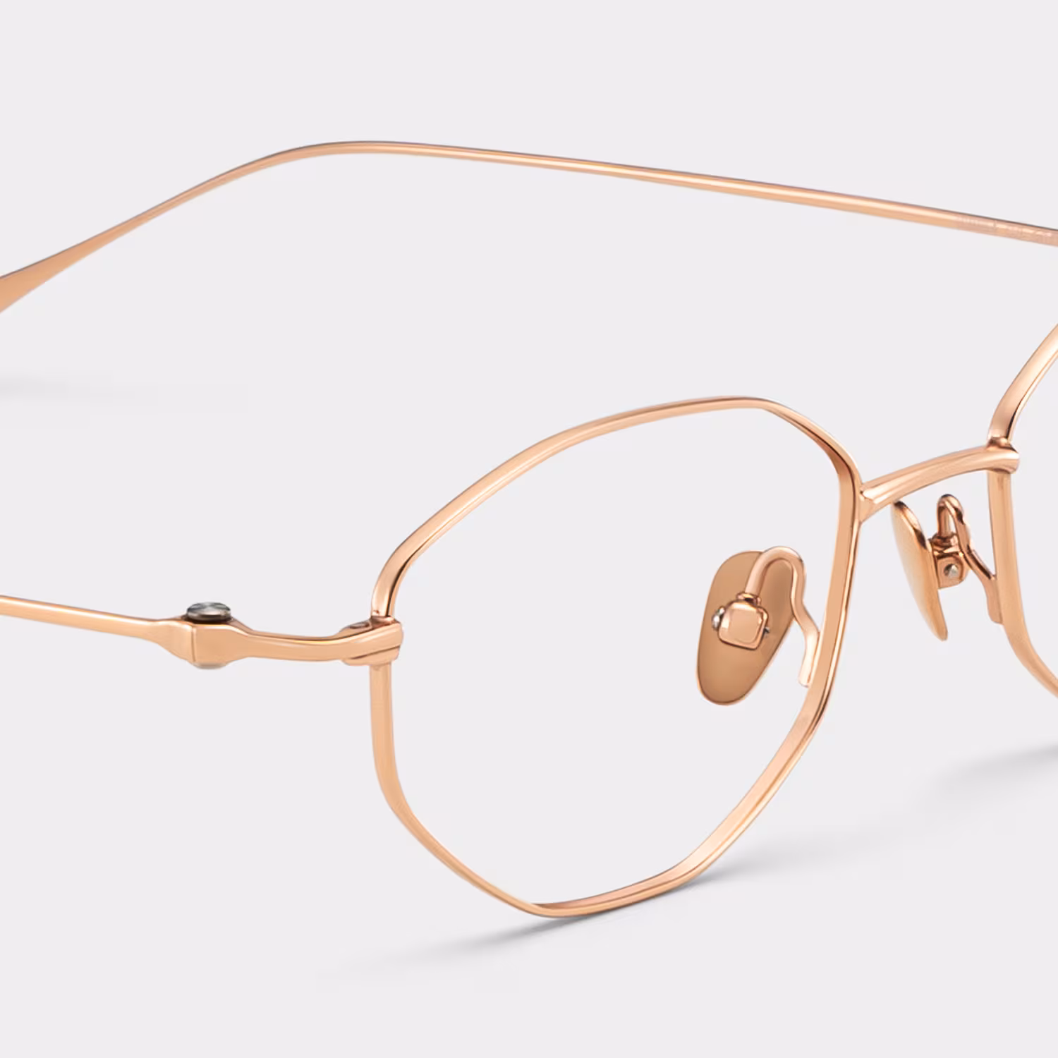 Everett Geometric Gold Glasses6