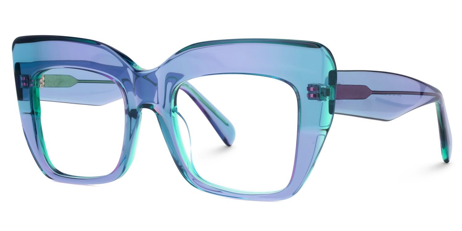 Charmaine Cat Eye Light-Purple Glasses | ZEELOOL Canada1