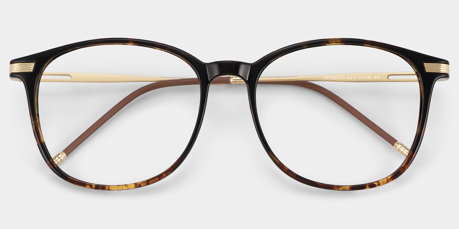 Greene Square Tortoise Frame Glasses | Zeelool Optical3