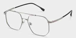 Logan Aviator Silver Glasses3