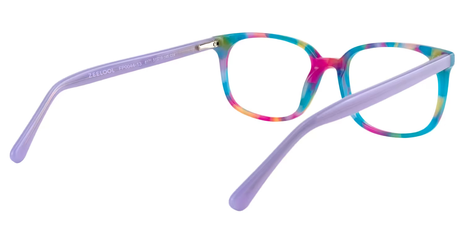 Rectangle Blue Glasses | ZEELOOL Canada5
