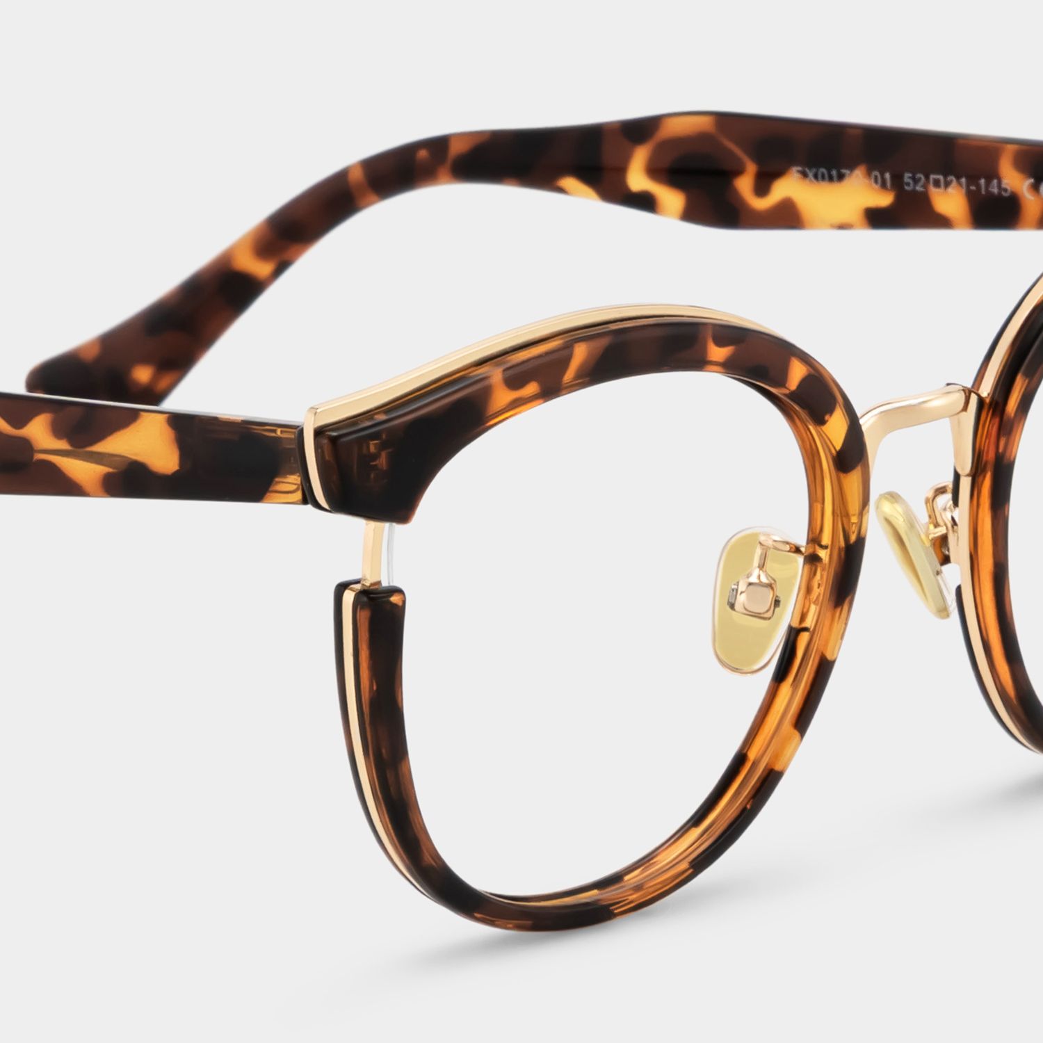 Laraine Cat Eye Tortoise Frame Glasses | Zeelool Optical4