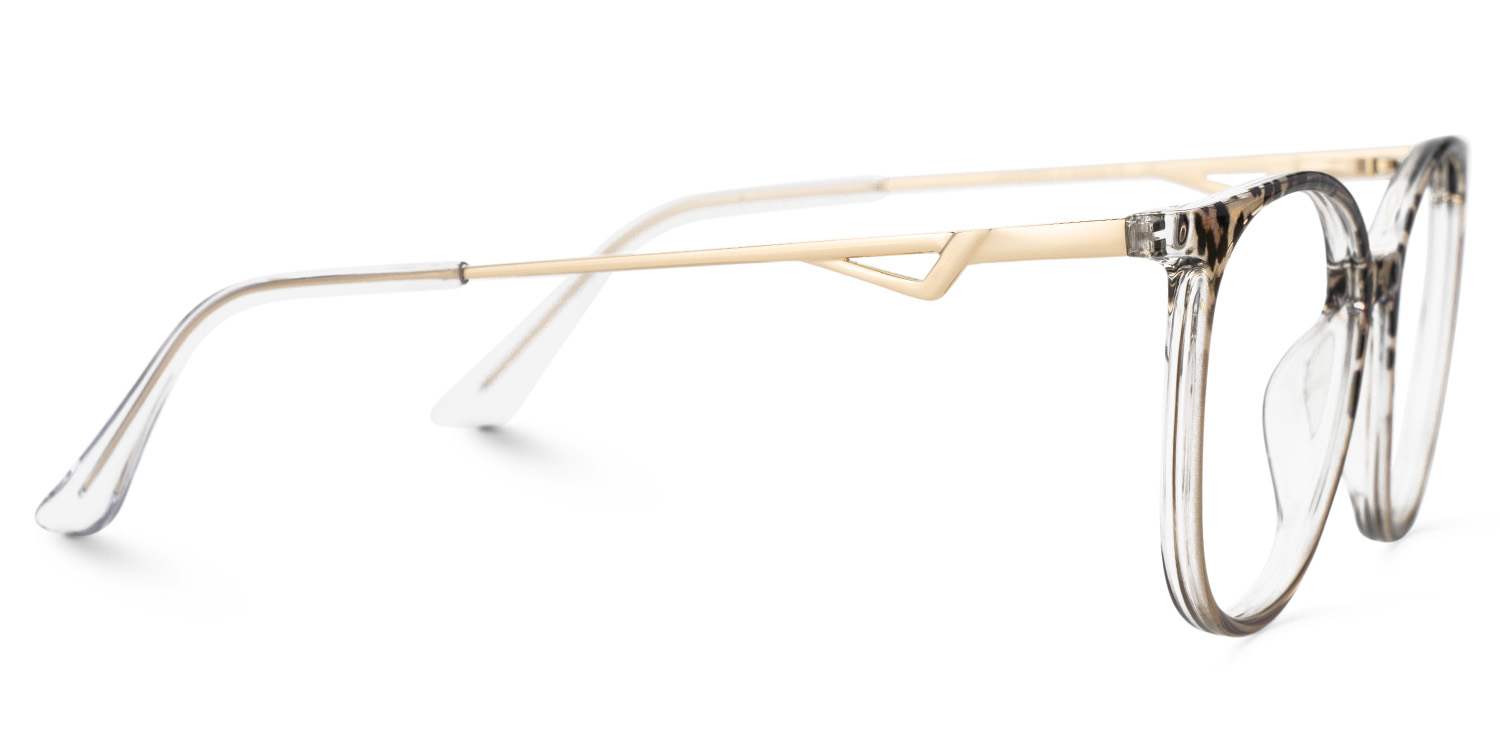 Chanty Round Brown Glasses2